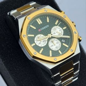 Quality, Date Adjusted, chronograph watch. Brand new in the box. Waterproof.